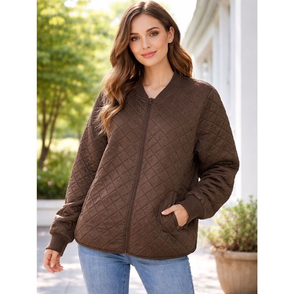 Wheat Thermo Quilted Jacket Loui XL Danish Designer